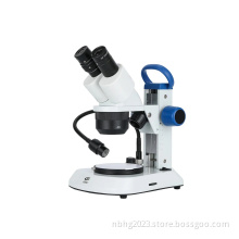 Research Stereo Microscope with Adjustable LED Light